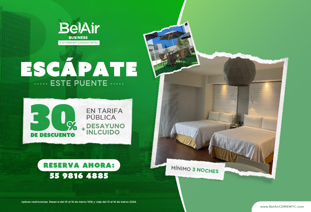 Banner ¡Escápate este Puente: 30% OFF!